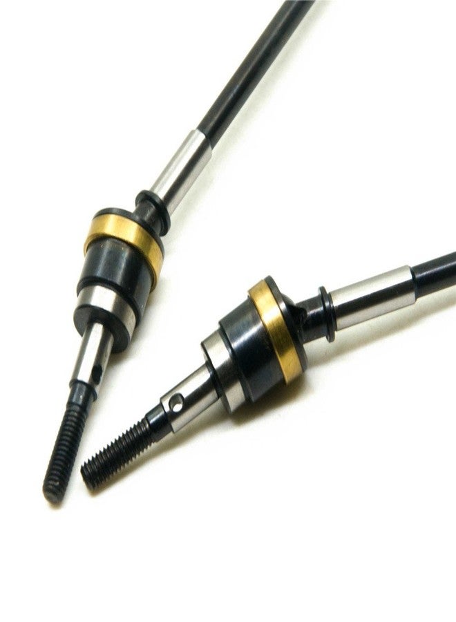 Que-T Heavy Duty Steel Front CVD Drive Shaft Set for 1/10 Axial Wraith 90018 RC Truck - Image 2